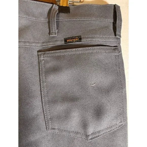 Wrangler’s code 82GY = Gray. medium-to-dark charcoal gray Vintage Cowboy  NWOT - Picture 5 of 11